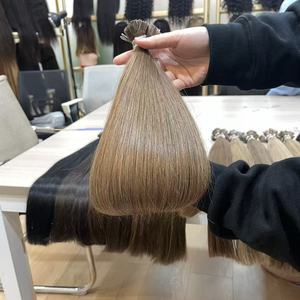 <span class=keywords><strong>Capelli</strong></span> Russi di Alta Qualità Europei Naturali Marroni con Cuticole Allineate, <span class=keywords><strong>Capelli</strong></span> Castani Chiari con Punta a K - Product Image 3