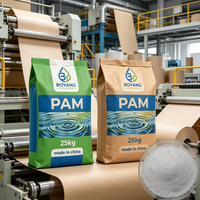Agent de résistance à sec haute performance, tensioactif anionique, polyacrylamide PAM, floculant pour l'industrie papetière, à haute teneur en solides, faible