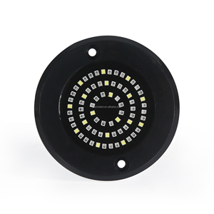 Luz LED para Piscina, Plástico, Colorida, Impermeable, Foco de Pared, IP68, RGB, Recargable, Regulable, Control Remoto, Plana - Product Image 3
