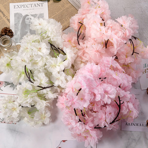 Vignes artificielles de fleurs de cerisier Xinfeng Flower Industry, 180 cm, fleurs en soie pour mariage, décoration de la maison, accessoires de photographie - Product Image 1