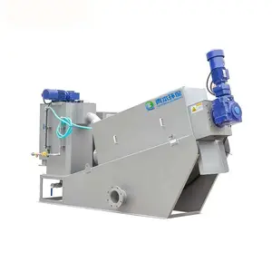 Mesin Dewatering lumpur tekanan sekrup Volute industri QBDL 301 mesin perawatan air untuk perawatan air