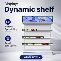 Pantalla Digital SUNY de Alta Luminosidad para Interiores, Formato 16:9, LCD, con Control Remoto WIFI y Almacenamiento en la Nube, Diseño de Barra Larga, 1 Año de Garantía