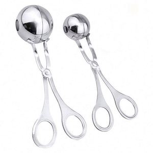 Utensilio de Cocina, Cuchara para Albóndigas de Acero Inoxidable 304, Pinza para Hacer Albóndigas, Cuchara para Servir, Pinzas para Bolas de Pescado, Molde para Hacer Albóndigas - Product Image 1