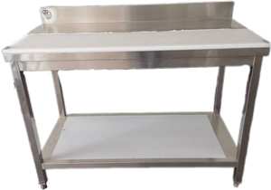 VICTORY Banc de travail commercial en acier inoxydable Table SS pour hôtels et restaurants Équipement de restauration - Product Image 2