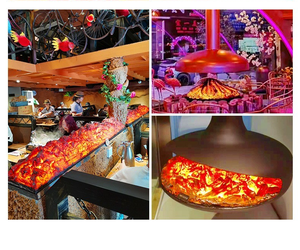 Lampes décoratives à charbon de bois, luminaires, lumières de flamme pour <span class=keywords><strong>cheminée</strong></span> - Product Image 5