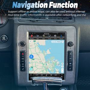 Radio con Pantalla Android Tesla de 10.4 Pulgadas 2din para Dodge Challenger 2008 2014, Reproductor Multimedia para Automóvil con GPS, Carplay, Reproductor de Video, Unidad Principal Estéreo - Product Image 5