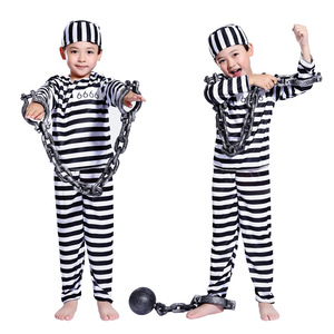 Disfraz de Halloween Disfraz <span class=keywords><strong>Prison</strong></span> Break Convict Disfraz Niño adulto - Product Image 5
