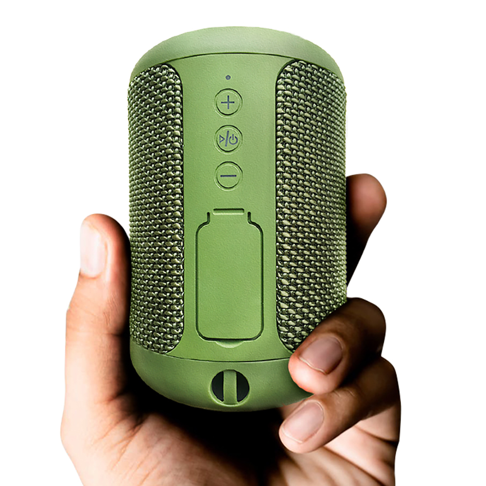 Тканевый внешний бас стерео окружающий AUX сабвуфер беспроводной IPX7 водонепроницаемый мини Bluetooth портативный динамик