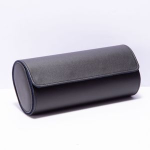 black 3 slots New LUXURY Custom Leather Watch holder Box roll Strap custom edm Watch Roll Bag Men and Women Cases watch roll