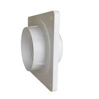 Connecteur de conduit d'aération flexible en plastique ABS pour cuisine et salle de bain, système de tuyau de sèche-linge, anti-corrosion, connexion facile pour l'air