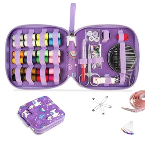 Kit de Costura Mini con Estampado de Alpaca Morada, para Niños y Adultos, Kits de Costura de Viaje, Artículos para <span class=keywords><strong>Comprar</strong></span> al por Mayor para el Día de la Madre - Product Image 3