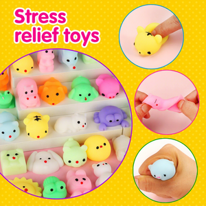 Paquete de 30 Juguetes Blandos Personalizados, Squishies Kawaii, Recuerdos para Fiestas, Regalos de Cumpleaños, Navidad, Regalos para el Aula, Mini Animales Aleatorios para Apretar - Product Image 2