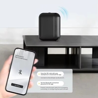 Machine de diffuseur d'arôme en plastique silencieuse et intelligente contrôlée par application avec logo personnalisé alimentée électrique pour un usage domestique fixée au mur