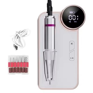 Máquina de manicura recargable de 35000 RPM, accesorios para limar uñas, lijadora de esmalte de uñas en gel, herramienta profesional de bajo ruido para manicura - Product Image 3