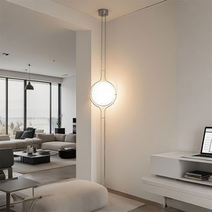 <span class=keywords><strong>Lampada</strong></span> da Terra a Sfera in Opale LED di Lusso e Alta Qualità all'Ingrosso, <span class=keywords><strong>Lampada</strong></span> Decorativa Moderna per Arredamento Casa in Vetro Acrilico per Soggiorno - Product Image 1
