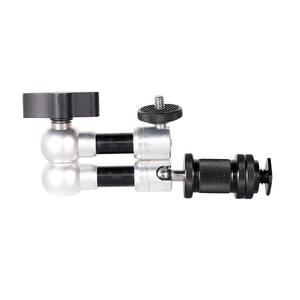 Bras Magique Argenté de 711 Pouces pour Appareil Photo Reflex, Pince Flash Flexible à 360 Degrés, Pince Griffe de Crabe en Métal pour Bras Cantilever – Vente en Gros - Product Image 5