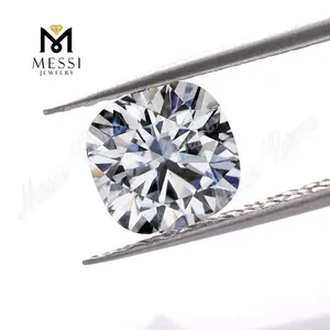 Messi Jewelry cushion cut DEF VVS moissanite 4x4mm-10x10mm Wuzhou synthetic loose gemstones moissanite