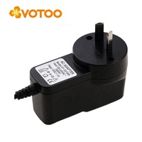 Adaptador de Corriente de Pared de 6W AC/DC 5V 1.2A, Nivel VI de la DOE, Enchufe para EE. UU., UE, Reino Unido y Australia, DC 5.5*2.1mm, Certificado CE, CB, FCC para Pequeños Electrodomésticos OEM