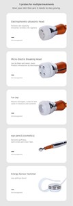 Appareil de beauté à électroporation 5 sondes amélioré 2026 pour le raffermissement et le lifting de la peau du visage, des yeux et du corps - Product Image 2