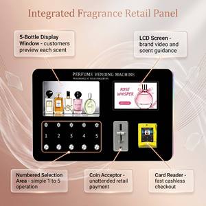 Distributeur automatique de <span class=keywords><strong>parfum</strong></span> avec écran tactile, paiement par espèces/cartes, intégration POS, surveillance à distance, garantie 1 an - Product Image 2