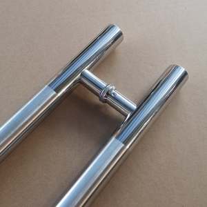 <span class=keywords><strong>Puerta</strong></span> de cristal moderna y duradera, manija grande de acero inoxidable, Color Natural, lujo, Hotel, Villa, baño, <span class=keywords><strong>puerta</strong></span> corredera, <span class=keywords><strong>manillar</strong></span> - Product Image 3