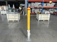 Borne de sécurité en acier encastrable avec verrouillage à clé, protection anti-impact et construction durable, 1150x90mm – Offre spéciale Australie
