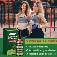 Extrait de graines de Garcinia Cambogia en gouttes, suppléments énergétiques, acide hydroxycitrique OEM, extrait de Garcinia Cambogia liquide en gouttes