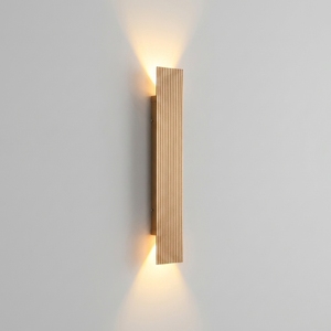 Vente flash - Applique murale LED en aluminium peint or pour intérieur et extérieur - Product Image 1