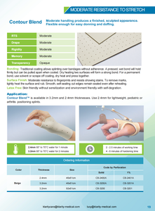 [즉시 공급] 클라리티 대형 프리컷 컨투어 블렌드 저온 열가소성 팔꿈치 손 보조기구 버클 클로저 포함 재활용 - Product Image 5
