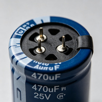 Condensateur industriel à faible ondulation 470uF/25V-10x17mm 25V DC 470uF