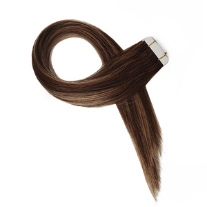 2 #   Extensiones de Cabello Remy Liso Sedoso con Clip, Sú<span class=keywords><strong>per</strong></span> Doble Trama, 100% Cabello Humano Virgen de Shandong, 50g por Paquete - Product Image 1