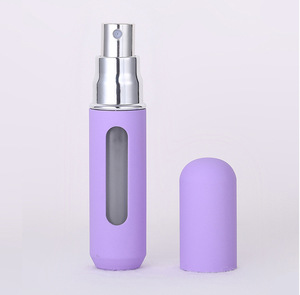 Custom Logo Silk Screen Printed Aluminum 5ml Perfume Bottle Refillable Pump <b>Sprayer</b> Empty Spray Bottle for Skin Care - Product Image 4