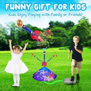 <span class=keywords><strong>Lanzadores</strong></span> de cohetes de espuma voladora espacial multicolor, 5 uds., <span class=keywords><strong>lanzadores</strong></span> de cohetes de aire de espuma para niños, divertidos juguetes al aire libre, juguetes de lanzamiento - Product Image 4