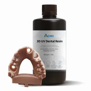 Acme resina modelo dentário 405nm, removível, modelo em resina para restauração de laboratório dentle, modelos dentários