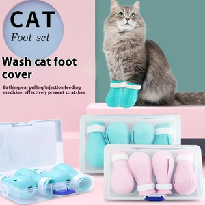 Penutup kaki hewan peliharaan, penutup pelindung kuku kucing Anti gores Modern untuk kucing anjing anak kucing - Product Image 2