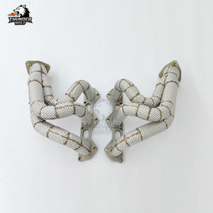 Nouveau stock + Expédition en 1-7 jours : Collecteurs d'échappement à flux libre <span class=keywords><strong>Hetu</strong></span> pour 718 GT4/Spyder/GTS 4.0L, Tuyaux de course, Garantie un an - Product Image 1