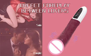 Vibrador con pantalla LCD, 12 modos de vibración, consolador, juguete sexual femenino, juguete para adultos, consolador vibrador femenino, consolador, juguete sexual. - Product Image 4