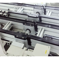 Plataforma Giratoria Motorizada de Doble Velocidad con Cadena para Transporte de Palés, Marco de Aluminio y Goma para la Industria Automotriz, Capacidad de Carga de 2000 kg