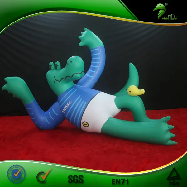 Мега надувной крокодил Hongyi надувной игрушечный животный бассейн крокодил воздушная модель надувная птица