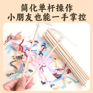 Kit de Marionnettes Ombre de Dunhuang Mr Toy – Boîte Colorée en Papier – Matériel Artisanat Traditionnel pour Enfants et Famille – 8 ans et plus - Product Image 5