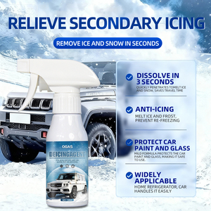 Dégivrage rapide OGAS décongélation instantanée de pare-brise de <span class=keywords><strong>voiture</strong></span> <span class=keywords><strong>Spray</strong></span> de dégivreur de neige d'hiver Agent de fusion de glace Anti Frost 120ml - Product Image 4