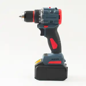 China Supplier Powerful 2pcs 2.0Ah Battery Cordless For Electric Drill Power Hand Impact Drill Driver Drilling Machine