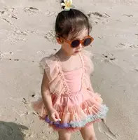 One-Piece Lace Swimsuit for Children