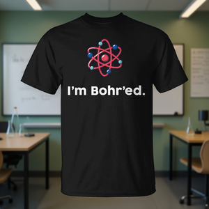 Camiseta Electron Joke Bored Quantum Physics Science Niels Bohr - Product Image 3