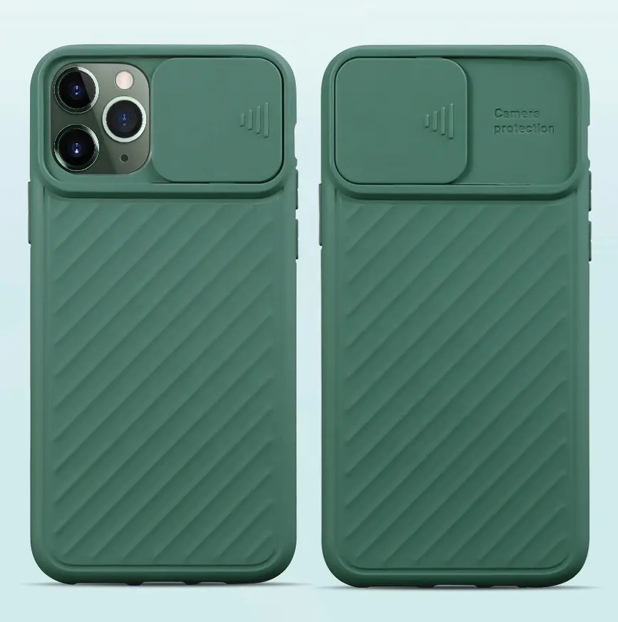 2021 Nieuwste Product Zachte Tpu Design Schuifdeuren Camera Beschermende Telefoon Cover Voor Iphone 11 12 13 Case