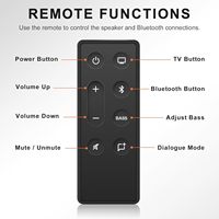 Télécommande universelle de remplacement pour enceintes TV Bose, barre de son Solo, Solo 5, Solo 10, Solo 15 et système audio TV Série II