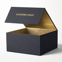 Boîte cadeau magnétique pliable en carton de luxe avec logo personnalisé pour vêtements