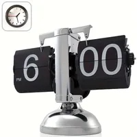 DIY Outdoor Storage Gartenhaus Retro Digital Flip Clock, batterie betriebene interne Zahnrad betriebene Uhr