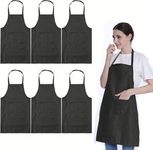 Brand Custom Logo Non-Woven Fabric <b>Kitchen</b> Bib <b>Apron</b>-Eco-friendly Durable Washable Reusable Anti-fouling Sleeveless 1-4 - Product Image 1