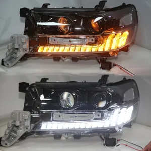 Voor Toyota Land Cruiser LC200 FJ200 LED Koplampen Montage Hoofd Lampen Koplampen 2016-2018 Jaar